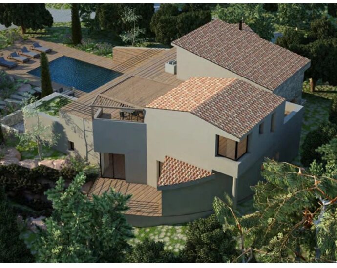 Domaine de la Capicciola, villa de 5 chambres, piscine, vue mer et plage à pied