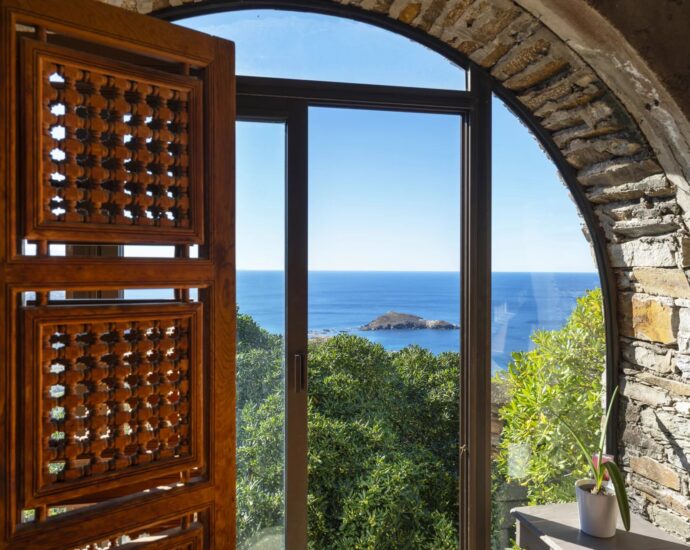 Cap Corse,  Centuri, Villa vue mer, 3 chambres, patio, proche plage