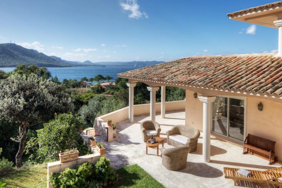 Cala Rossa, Benedettu, Villa vue mer panoramique, 6 chambres, piscine, plage à pied