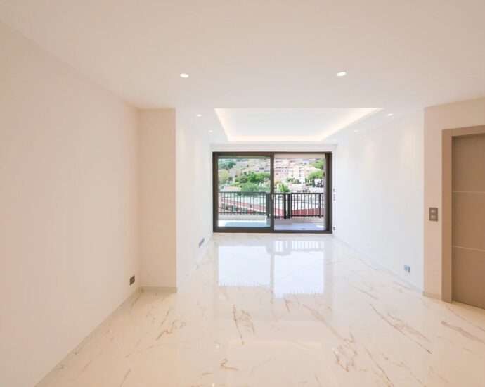 Monaco, La Rousse, Saint Roman, Appartement vue mer, 2 pièces, terrasse, parking, proche commodités