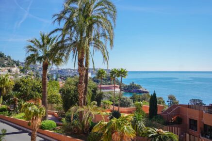 Monaco, La Rousse, Saint Roman, Appartement vue mer, 2 pièces, terrasse, parking, proche commodités