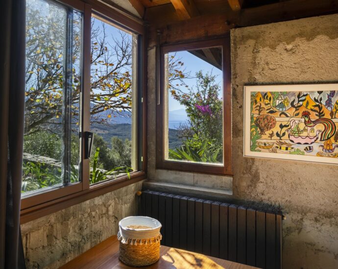 Cap Corse,  Centuri, Villa vue mer, 3 chambres, patio, proche plage