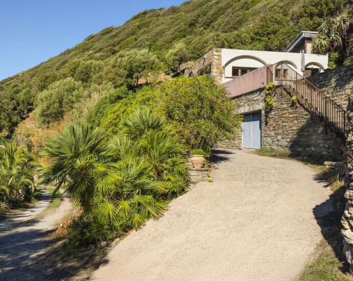 Cap Corse,  Centuri, Villa vue mer, 3 chambres, patio, proche plage