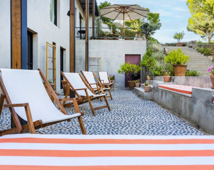 Saint-Florent, Villa contemporaine, 4 chambres, vue mer panoramique, piscine, domaine privé, plage à pieds