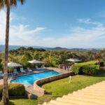 Exclusivité, Ajaccio, Villa 4 chambres, piscine chauffée, pool house, aperçu mer, proche plage