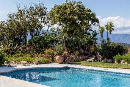 Cala Rossa, Benedettu, Villa vue mer panoramique, 6 chambres, piscine, plage à pied