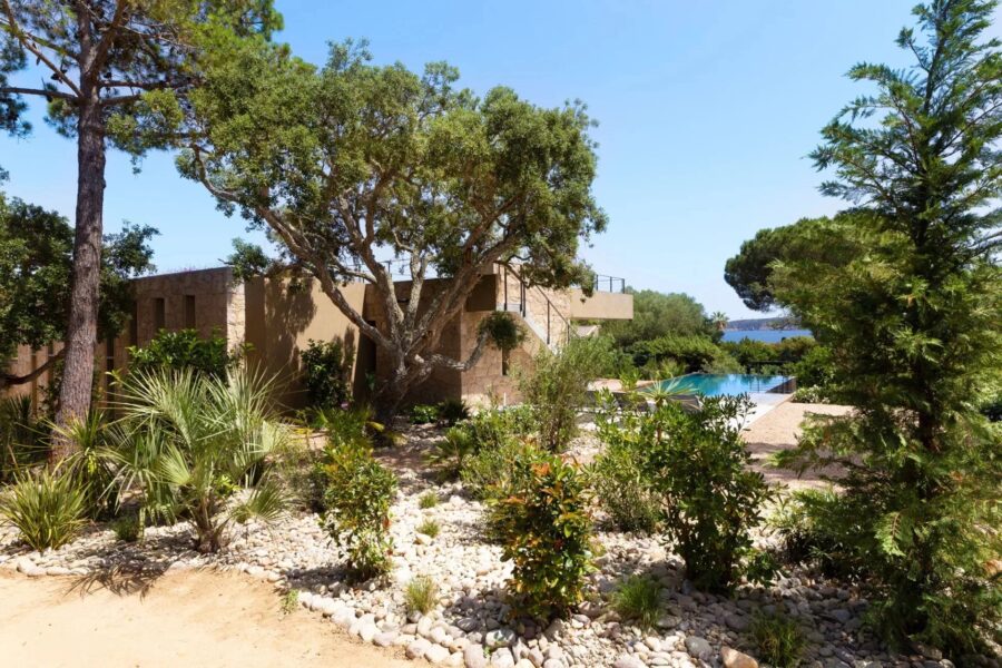 Porto-Vecchio, Domaine de Cala Rossa, villa 4 chambres, piscine, plage à pied