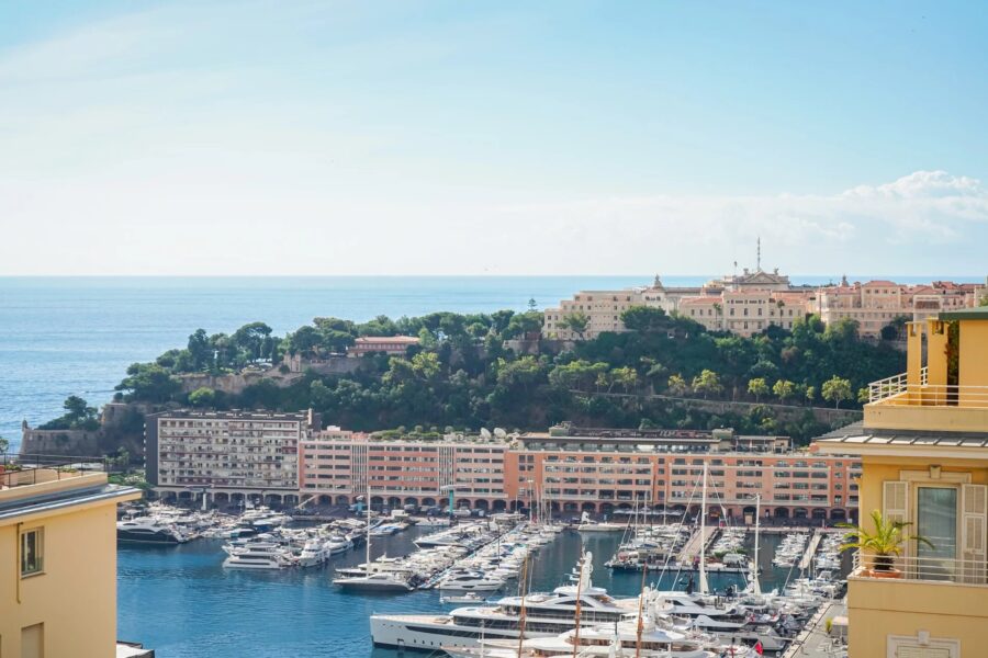 Monte Carlo, Le Shakespeare, Appartement vue mer et sur le Rocher, 2 chambres, proche commodités