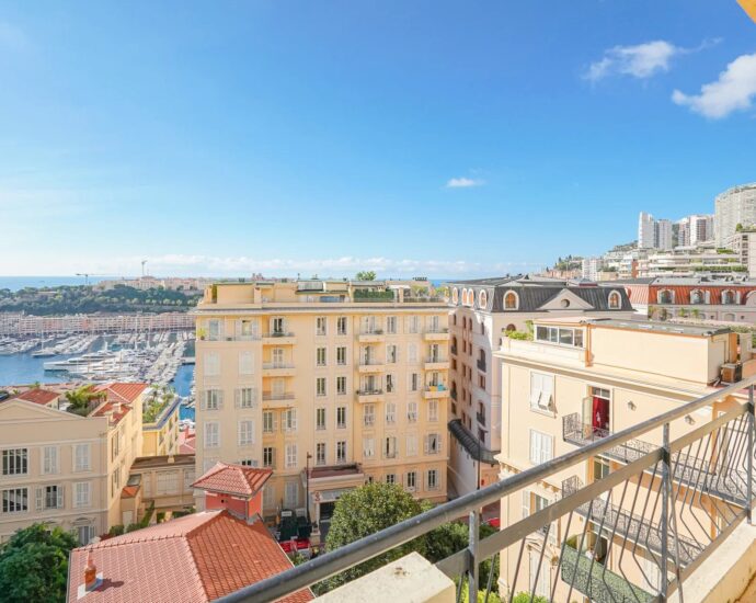 Monte Carlo, Le Shakespeare, Appartement vue mer et sur le Rocher, 2 chambres, proche commodités
