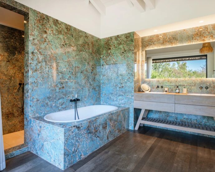 Cala Rossa beach, 6 rooms, pool, right on the water, RL351 Alzu di Cala Rossa