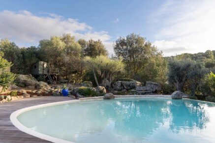 Sainte-Lucie de Porto-Vecchio, Cirendinu, Villa type bergerie, 4 chambres, piscine, proche plage