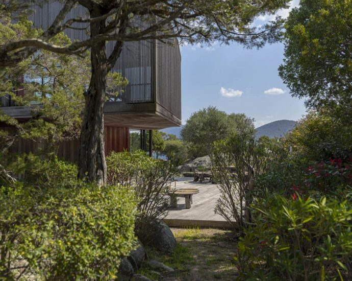 Pianottoli-Caldarello, Villa La Tour, Vue mer, Proche plage, 5 chambres, Piscine