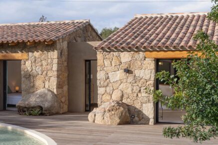 Sainte-Lucie de Porto-Vecchio, Cirendinu, Villa type bergerie, 4 chambres, piscine, proche plage