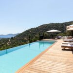 Porto-Vecchio, Palombaggia, Villa vue mer panoramique, 6 chambres, piscine chauffée, plage à pied