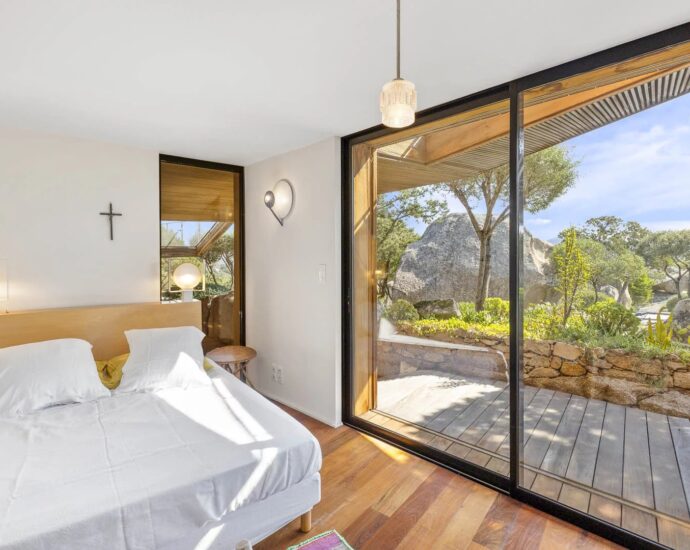 Pianottoli-Caldarello, Villa La Tour, Vue mer, Proche plage, 5 chambres, Piscine