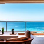 Ajaccio, Route des Sanguinaires, Duplex apartment, 4 bedrooms, panoramic sea view, walking distance to the beach