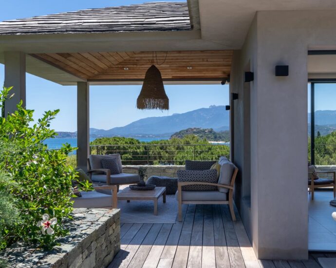 Porto Vecchio, Domaine de Cala Rossa, Villa 4 chambres, piscine, vue mer,