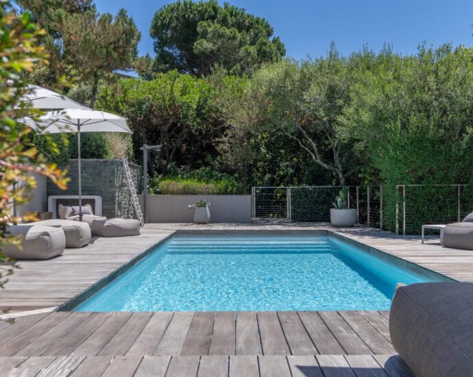 Porto Vecchio, Domaine de Cala Rossa, Villa 4 chambres, piscine, vue mer,