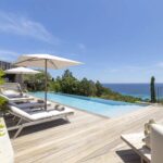 Porto-Vecchio, Palombaggia, Villa vue mer panoramique, 6 chambres, piscine chauffée, plage à pied