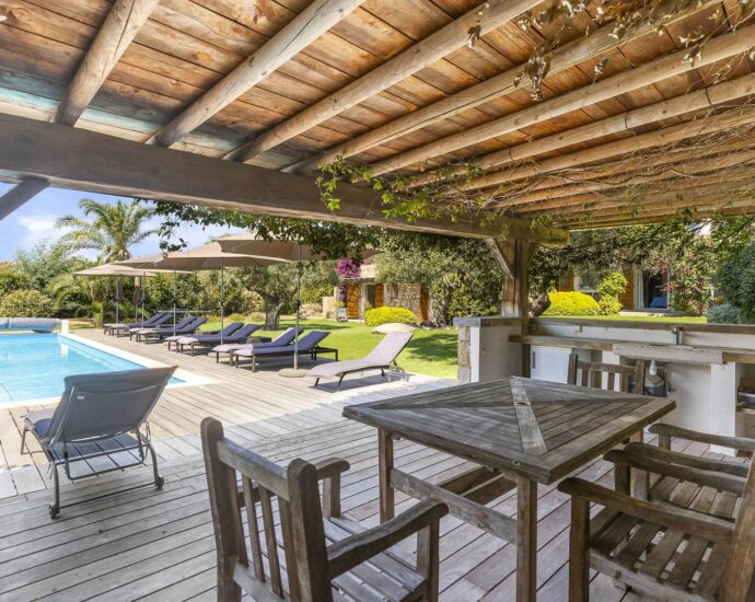 Domaine privé de Punta d&rsquo;Arasu, Villa vue mer, 7 chambres, piscine, plage à pied
