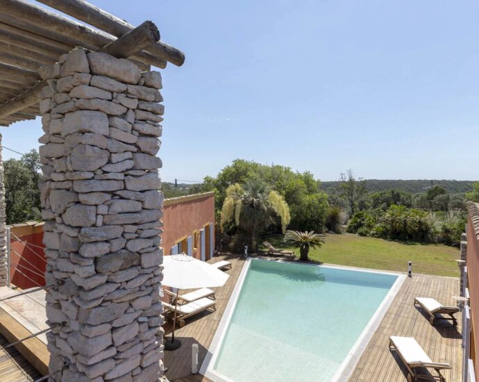 Bonifacio, Villa, 4 chambres, vue montagnes, piscine, proche plage