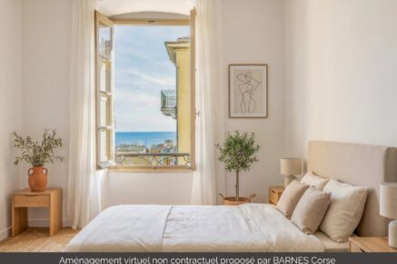 Bastia, Boulevard Paoli, Appartement, 4 chambres, 10 pièces, aperçu mer, proche plages