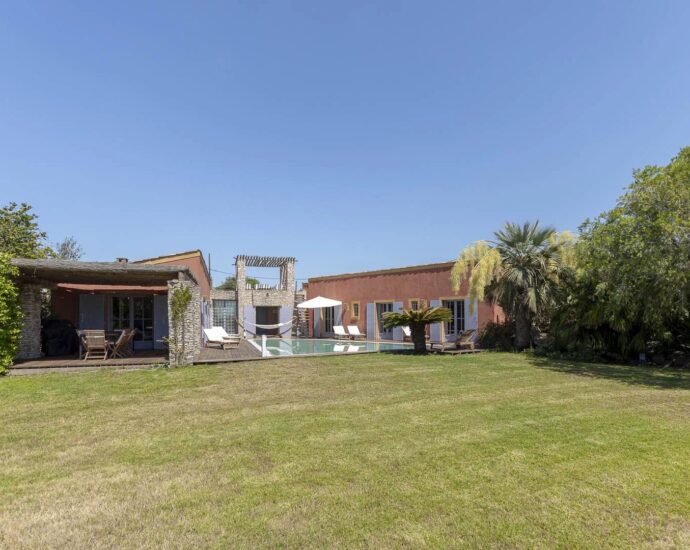 Bonifacio, Villa, 4 chambres, vue montagnes, piscine, proche plage