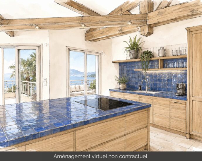 Coti-Chiavari, 6-bedroom villa, panoramic sea view, apartment, pool, close to beach