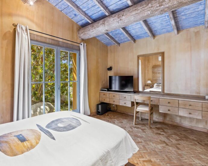 Bonifacio, Villa, 4 chambres, vue montagnes, piscine, proche plage