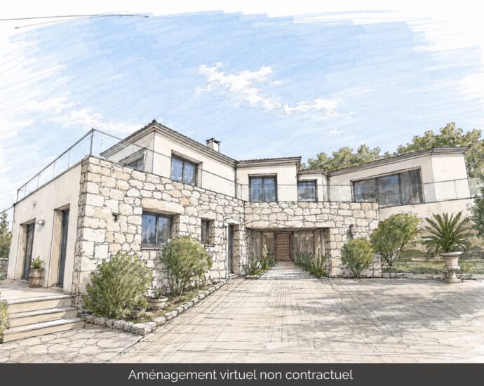 Coti-Chiavari, 6-bedroom villa, panoramic sea view, apartment, pool, close to beach