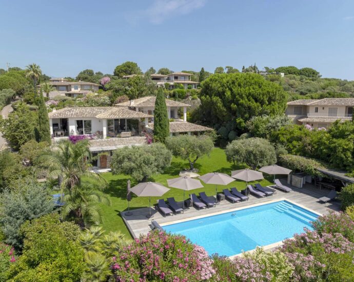 Domaine privé de Punta d&rsquo;Arasu, Villa vue mer, 7 chambres, piscine, plage à pied