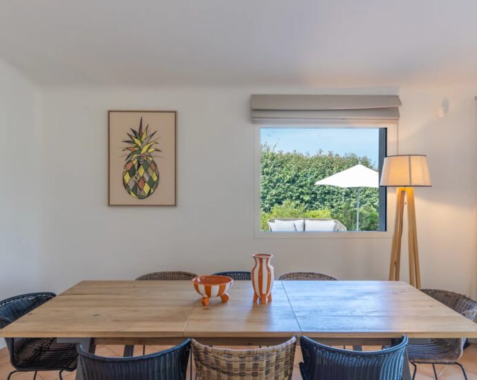 Porto-Vecchio, Precojo, Villa T3, piscine chauffée, proche plage de Santa Giulia, avec vue dégagée