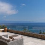 Ajaccio, Route des Sanguinaires, Villa vue mer panoramique, 4 master-rooms, piscine, plage à pied