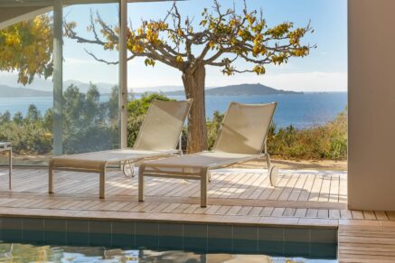 Porticcio rive sud Ajaccio, Villa, 5 chambres, piscine, bord de mer plage à pied