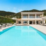 Ajaccio, Route des Sanguinaires, Villa vue mer panoramique, 5 chambres, piscine, plage à pied