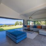 Lumio, Villa 6 chambres, vue mer panoramique, piscine à débordement, proche plage