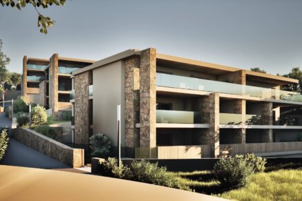 Porticcio, Programme neuf, 30 appartements, T2 au T4, garages, vue mer