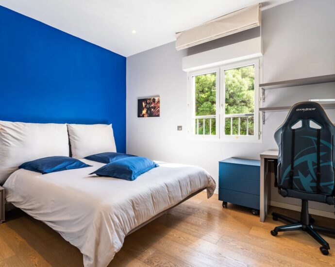 Bastia, Ville di Pietrabugno, Penthouse, vue mer, 4 chambres, piscine, proche plages